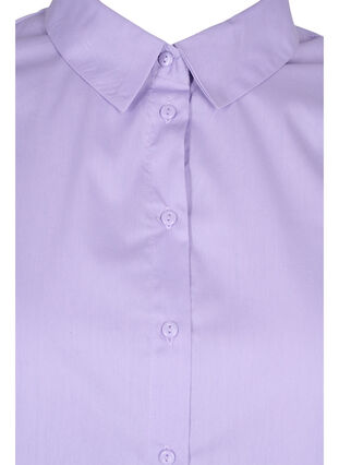 Långärmad skjorta med hög manschett, Lavender, Packshot image number 2
