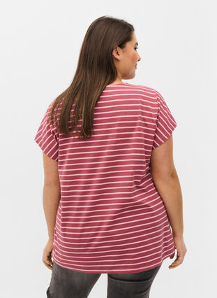 Randig t-shirt i bomull, Apple Butter Stripe, Model image number 1