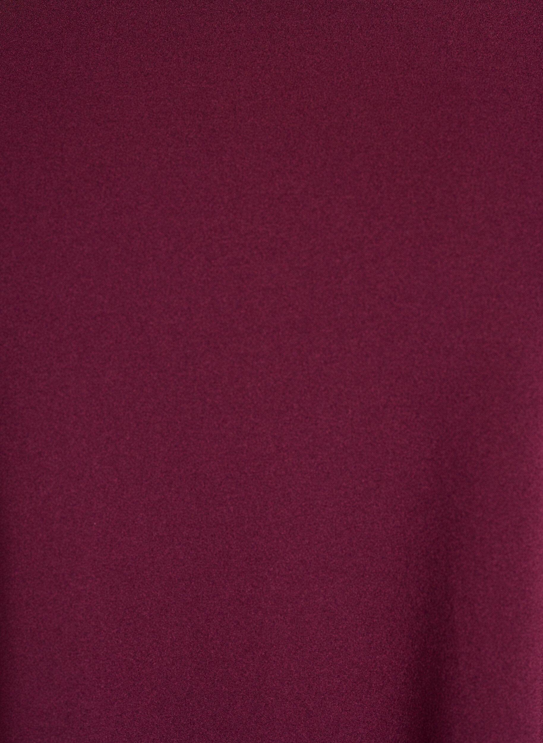 Zizzi FLASH - Kort a-linjeformad kl&auml;nning med 3/4-&auml;rm, R&ouml;d, Packshot image number 2