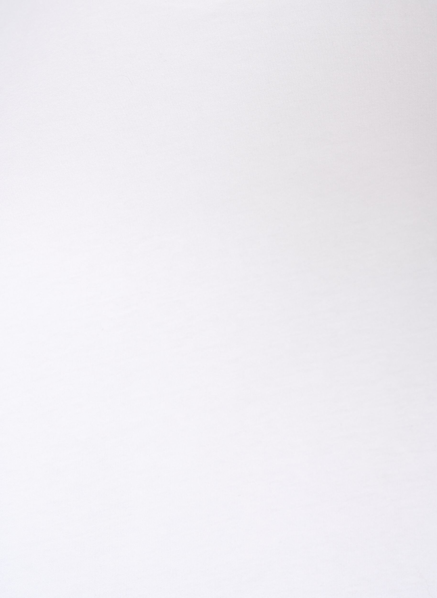 ZizziT-shirt i ekologisk bomull med volang&auml;rmar, Vit, Packshot image number 2