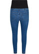 Amy gravidjeans, Blue denim, Packshot image number 1