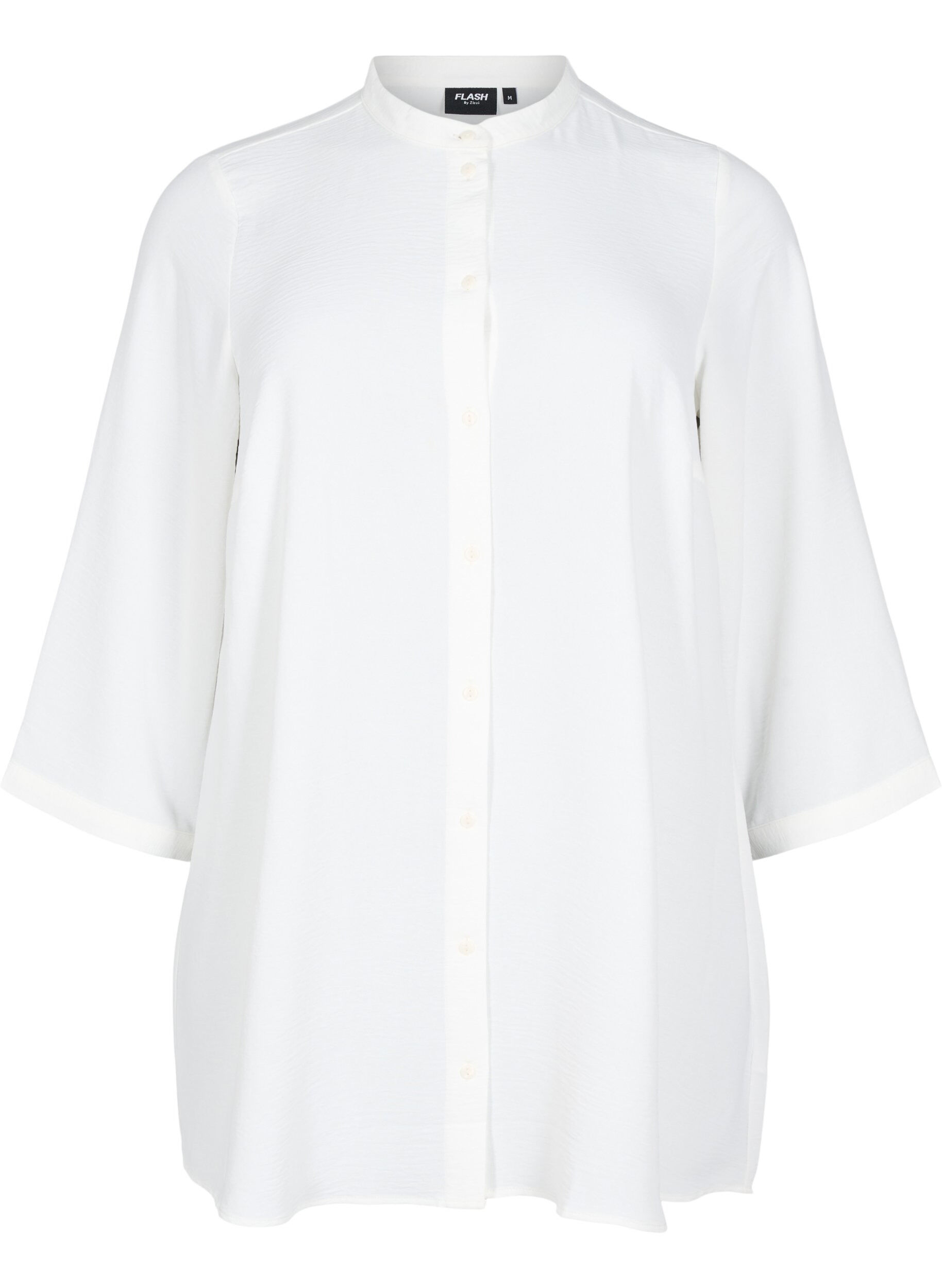 Zizzi Tunika med 3/4-&auml;rmar, Vanilla, Packshot image number 0