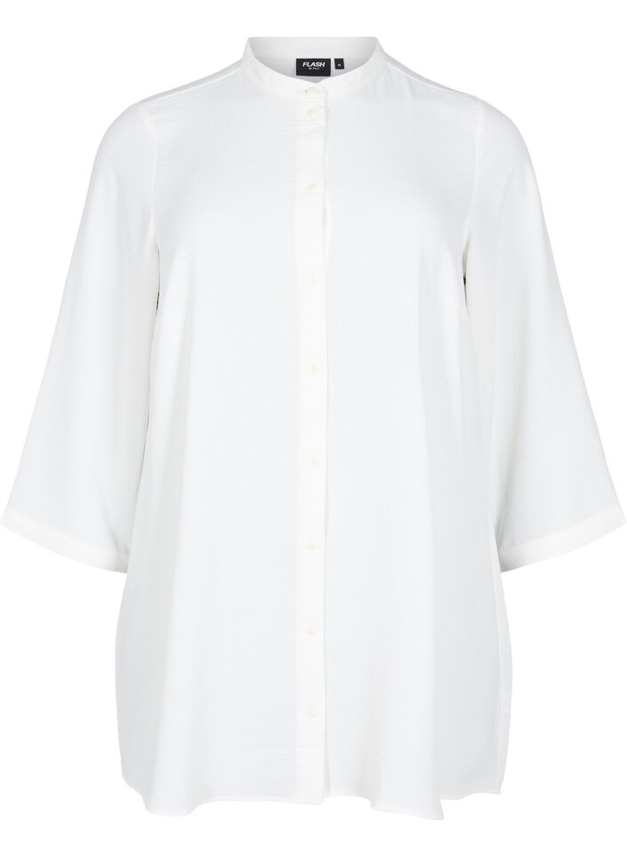 Tunika med 3/4-&auml;rmar, Vanilla, Packshot image number 0