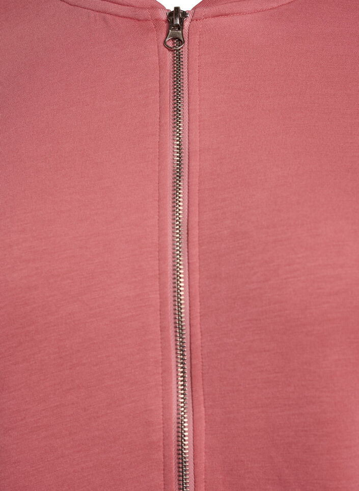 Bomberkofta med dragkedja, Rosa, Packshot image number 2