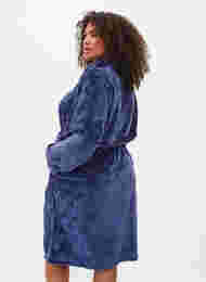 Morgonrock med dragkedja och fickor, Peacoat, Model