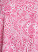 Blus i viskos med paisleym&ouml;nster och fyrkantig halsringning, Rosa, Packshot image number 2