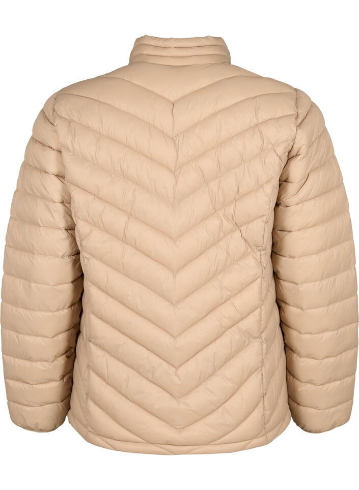 Lättviktsjacka med fickor, Brun, Packshot image number 1