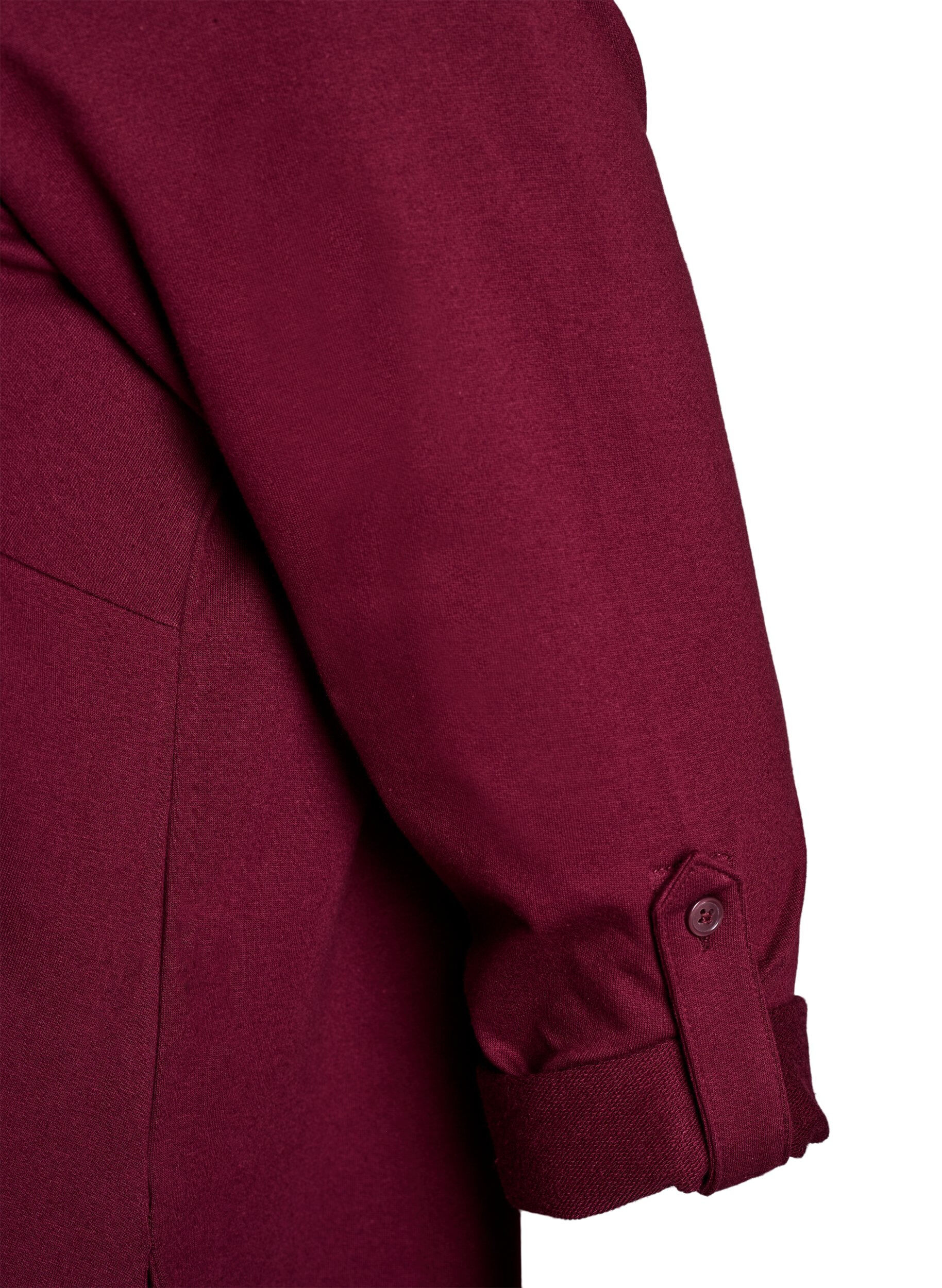 ZizziBallongkl&auml;nning med fickor, M&ouml;rk Bordeaux, Packshot image number 3