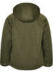 Vadderad parkas med avtagbar huva, Gr&ouml;n, Packshot image number 1