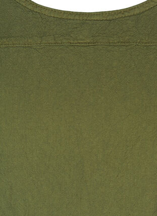Klänning med fickor , Rifle Green, Packshot image number 3
