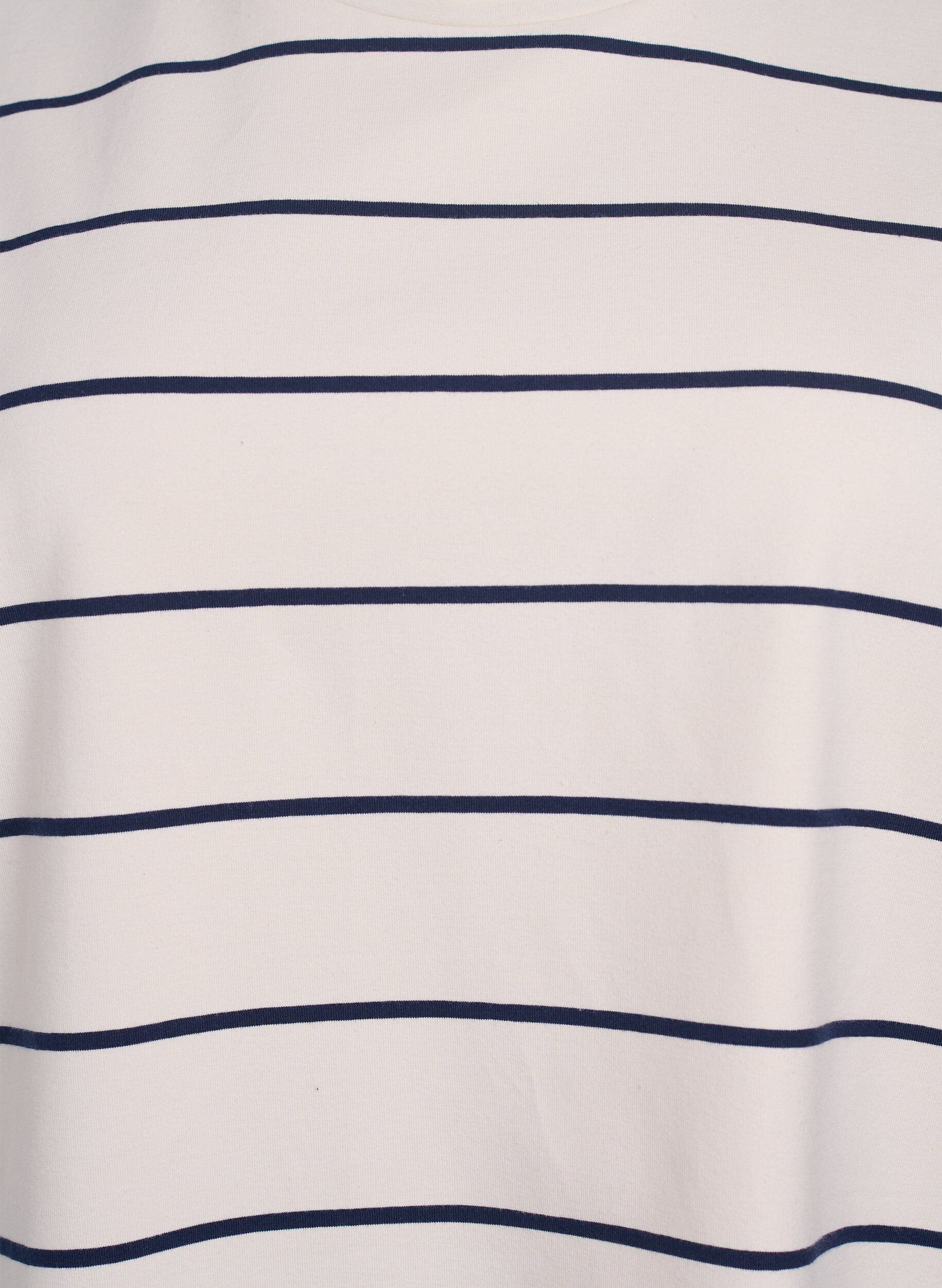 Zizzi Kort jerseykl&auml;nning med r&auml;nder, Beige, Packshot image number 2