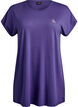 L&aring;ng tr&auml;nings-t-shirt, Lila, Packshot image number 0