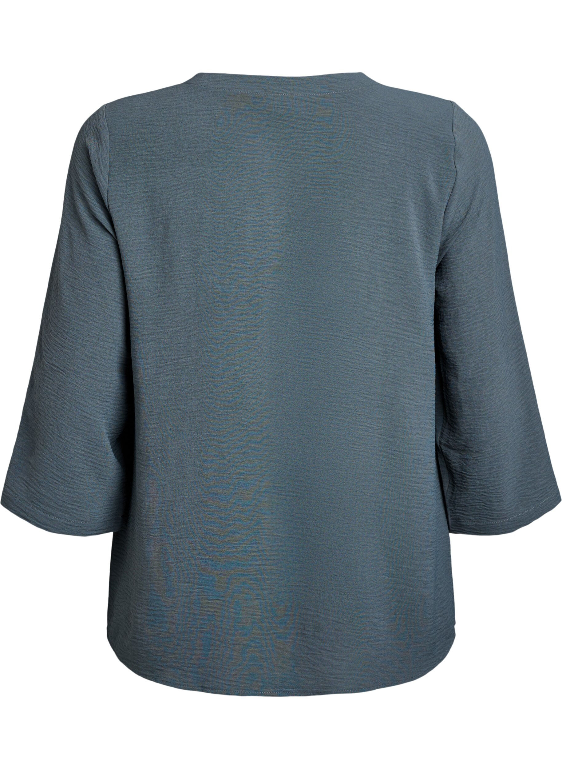 ZizziBlus med 3/4-&auml;rm, Gr&ouml;n, Packshot image number 1