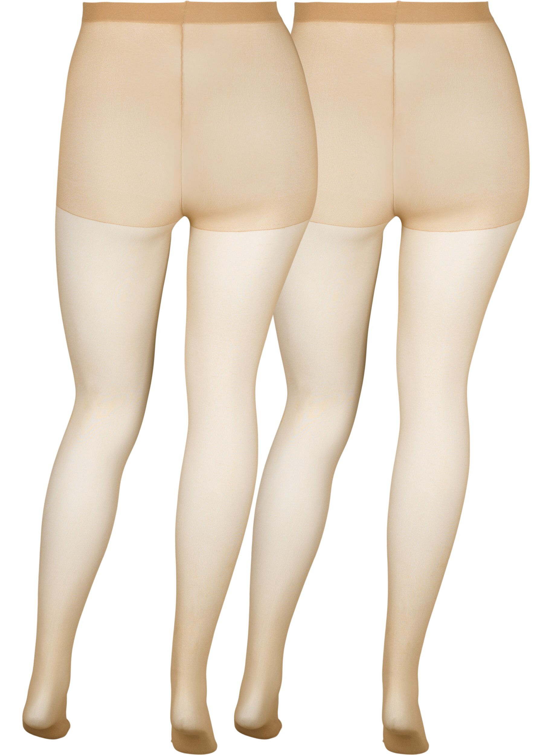 Zizzi2-pack strumpbyxor i 20 denier, Clear, Packshot image number 1