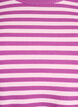 Randig blus med l&aring;nga &auml;rmar, Lila, Packshot image number 2