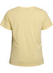 Kort&auml;rmad t-shirt med v-hals, Gul, Packshot image number 1