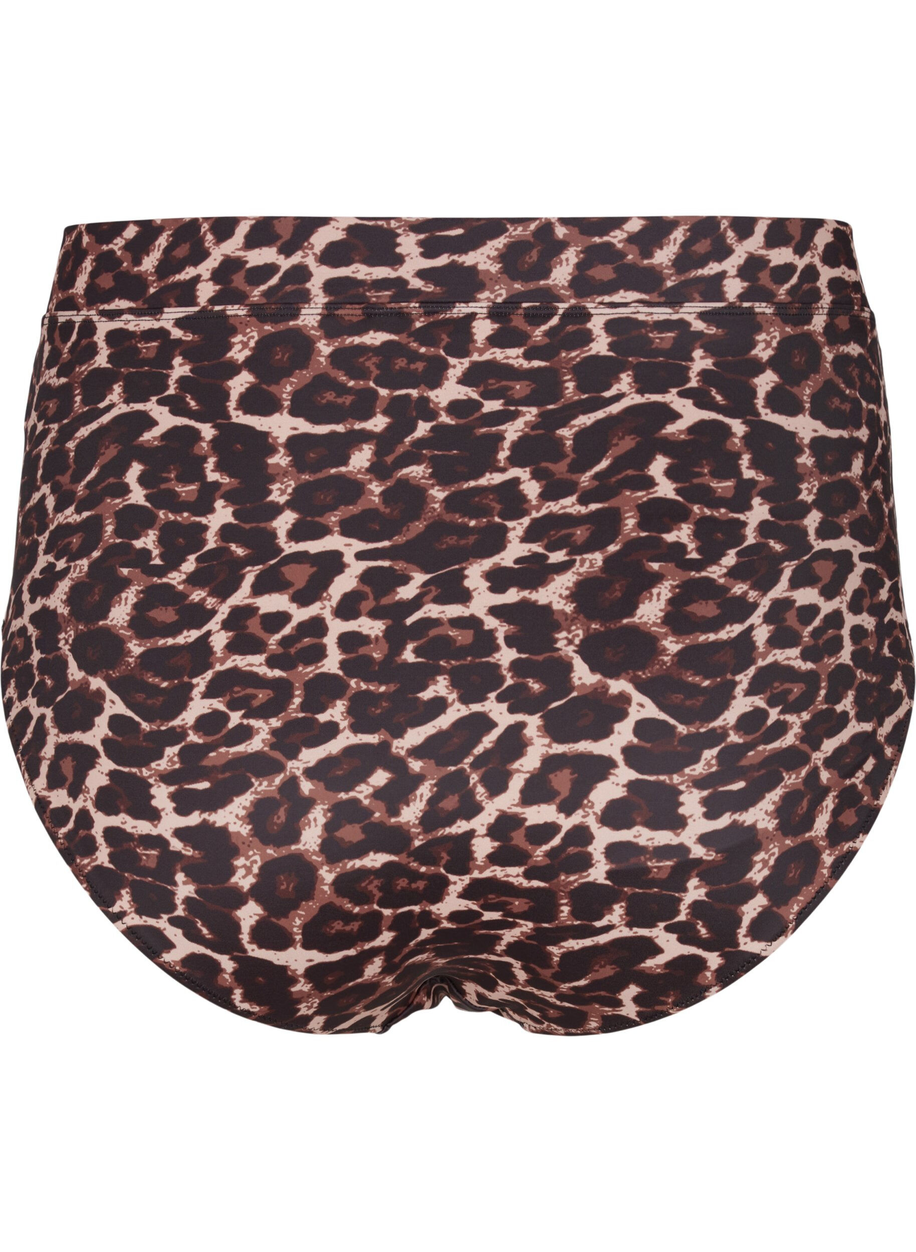 Zizzi Bikinitrosor med tryck och h&ouml;g midja, Autentic Leopard, Packshot image number 1