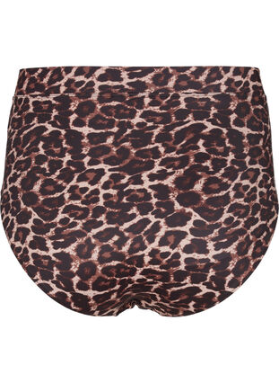 Bikinitrosor med tryck och hög midja, Autentic Leopard, Packshot image number 1