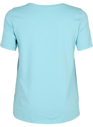 Enfärgad t-shirt i bomull, Reef Waters, Packshot image number 1