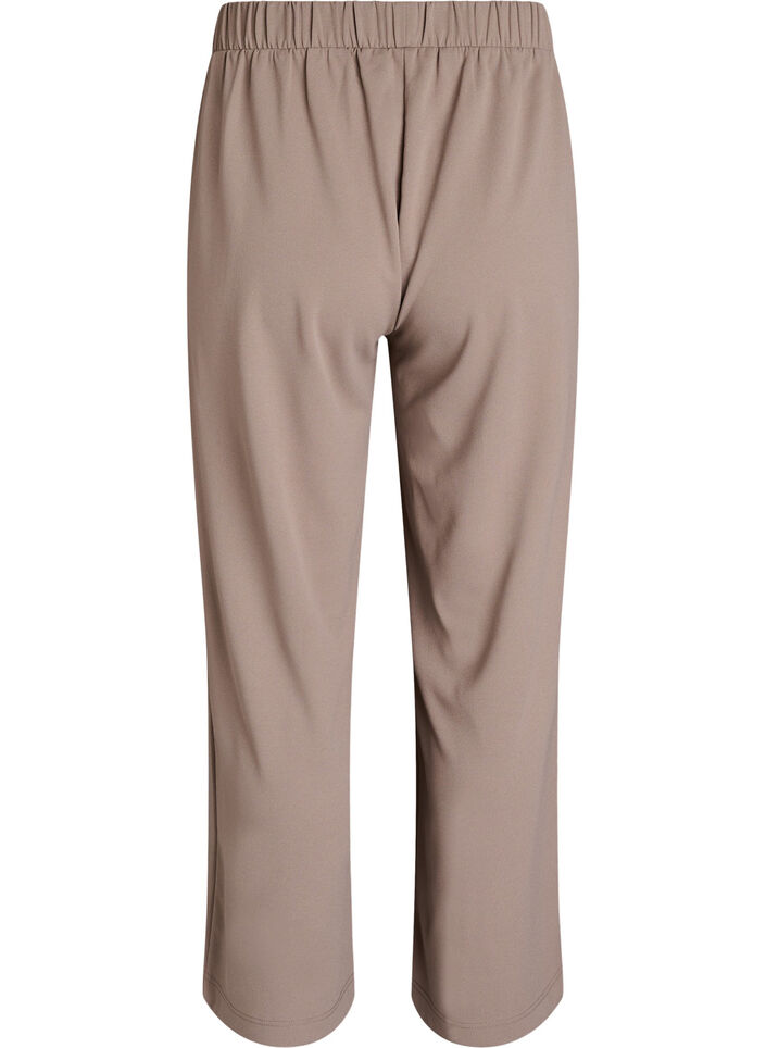 Byxor med vida ben, Beige, Packshot image number 1