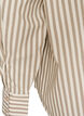 Randig skjorta med avtagbart knytband, Beige, Packshot image number 3