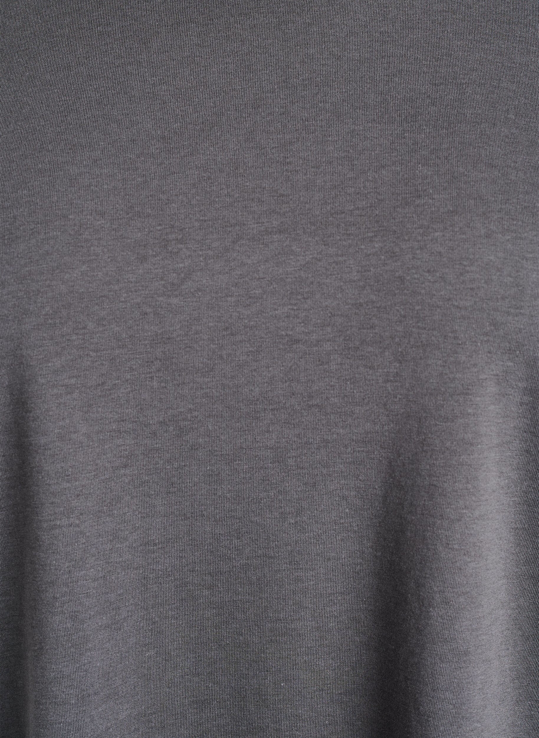ZizziKort&auml;rmad t-shirt i bomullsmix, Gr&aring;, Packshot image number 2