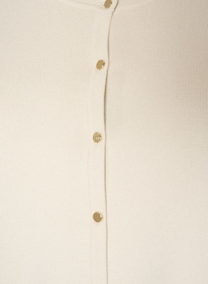 Stickad v&auml;st med spetskant, Vanilla, Packshot image number 2