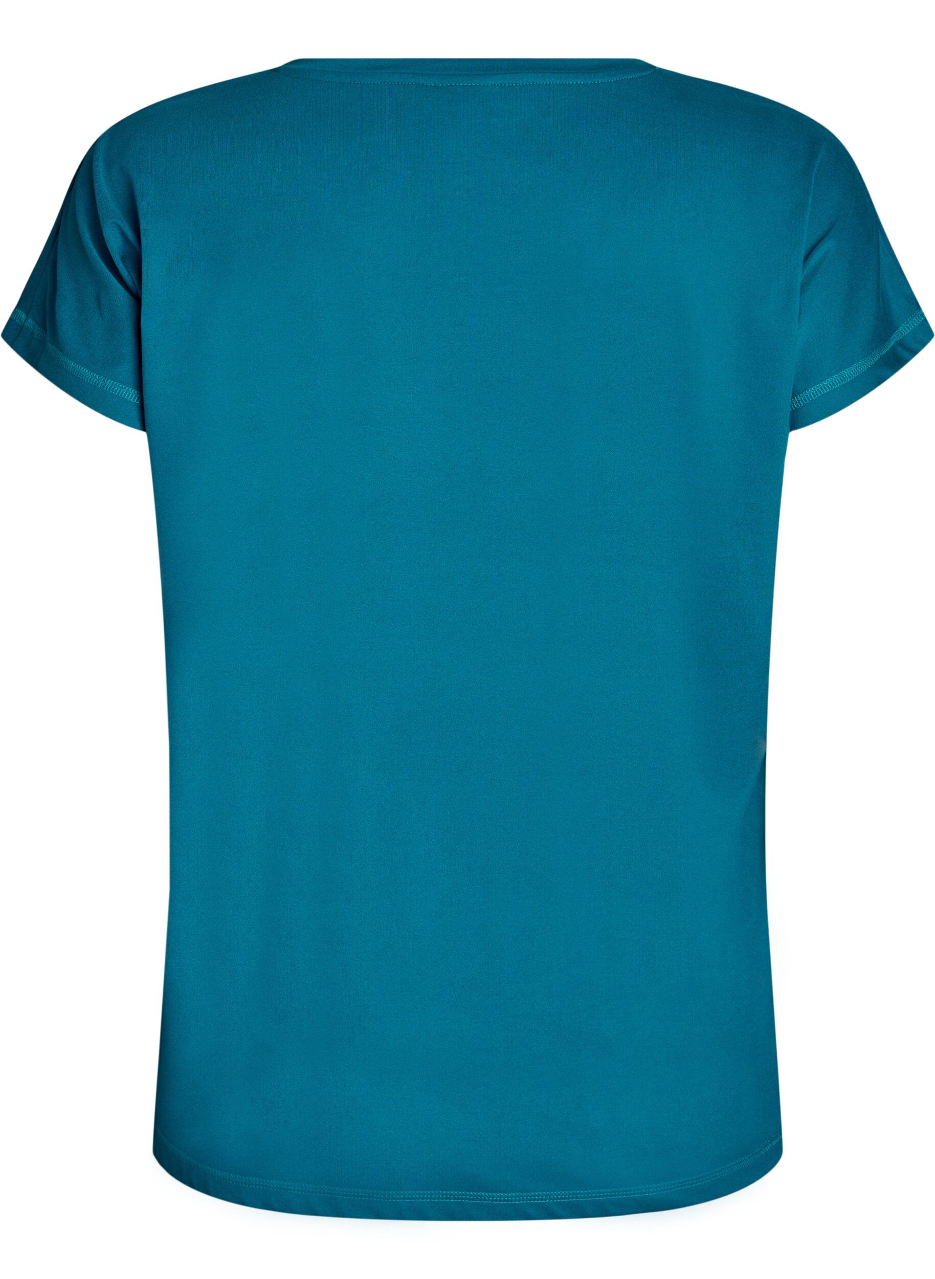 ZizziEnf&auml;rgad tr&auml;nings-T-shirt, Gr&ouml;n, Packshot image number 1