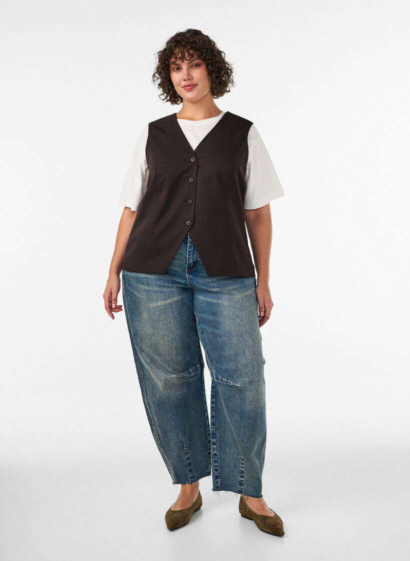 V&auml;st med kn&auml;ppning, Brun, Model image number 1