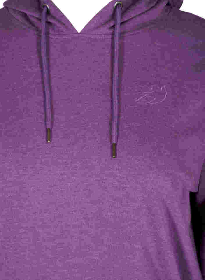 Sweatshirt med huva och tryck, Majesty Mel, Packshot image number 2