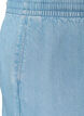 Shorts i denimlook med res&aring;r i midjan och dragsko, Bl&aring;, Packshot image number 2