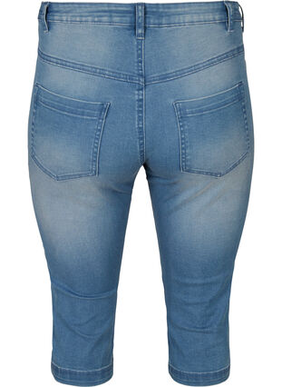 Slim fit Emily capri-jeans, Light blue denim, Packshot image number 1