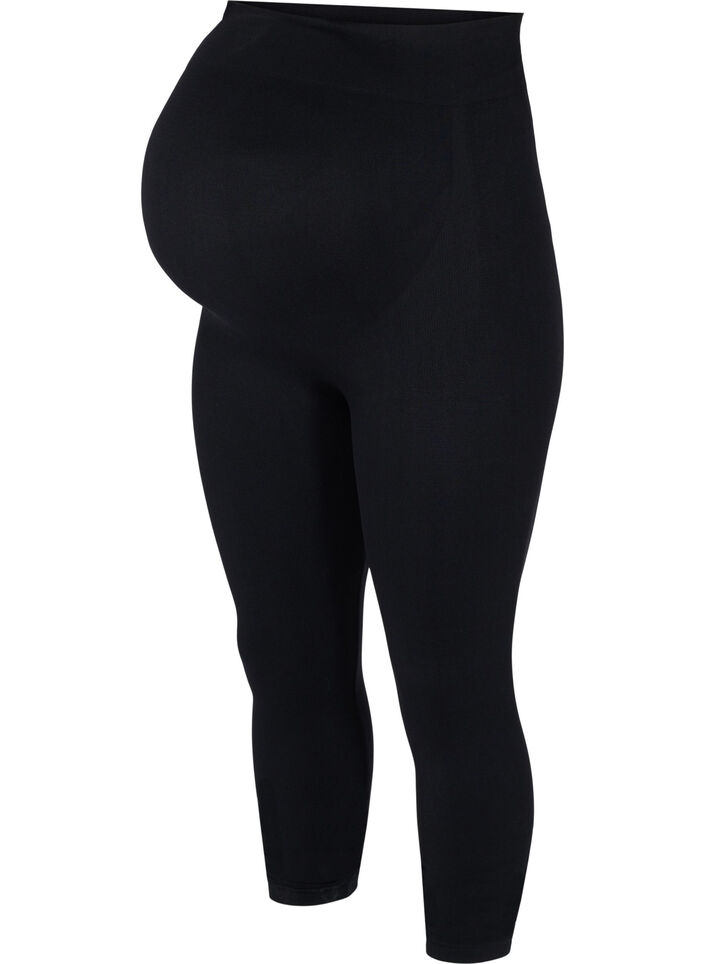 Seamless gravidleggings, Black, Packshot image number 0