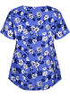 FLASH - blus med kort ärm och tryck, Amparo Blue Flower, Packshot image number 1