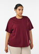 Boxig t-shirt i bomull, R&ouml;d, Model image number 0