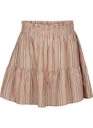 Kort kjol med ränder, Rose Smoke stripe, Packshot image number 0
