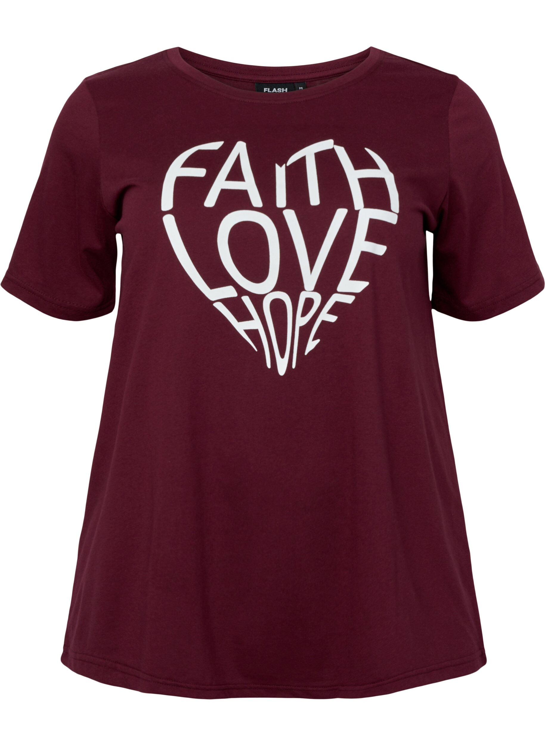 Zizzi FLASH - 2-pack t-shirt med motiv, Black/Port Royale , Packshot image number 3