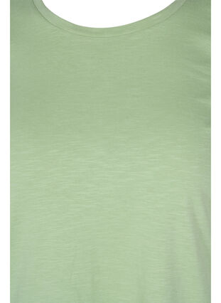 2-pack kortärmade t-shirtar i bomull, Navy B/Reseda, Packshot image number 3