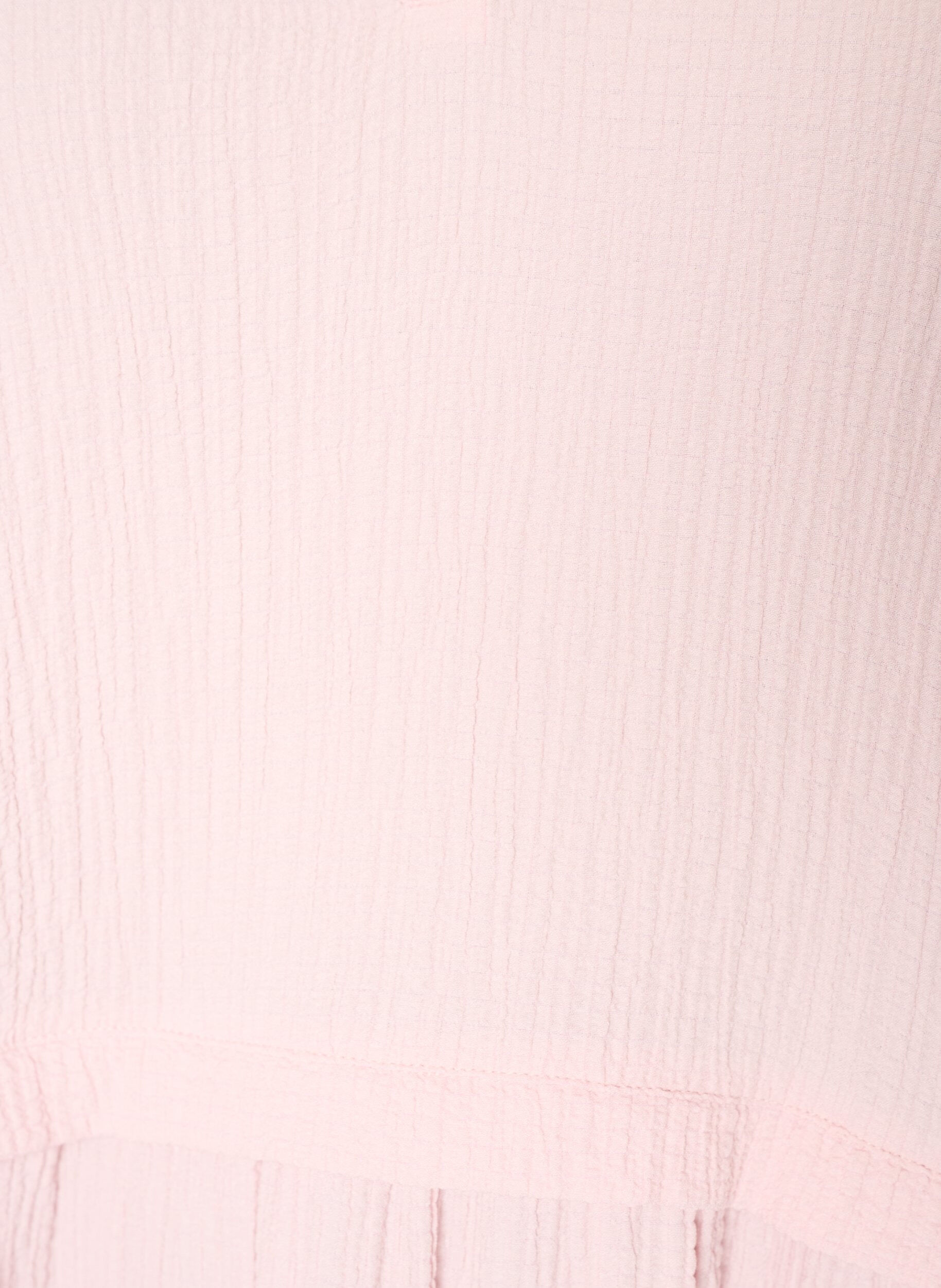 ZizziTunika med krinklad textur och halvl&aring;nga &auml;rmar, Rosa, Packshot image number 2