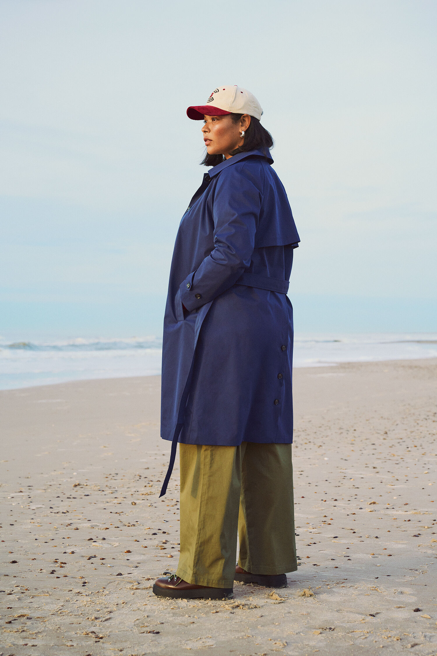 Bl&aring; trenchcoat, , Model