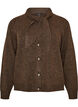 Cardigan med knytband och knappar, Brun, Packshot image number 0