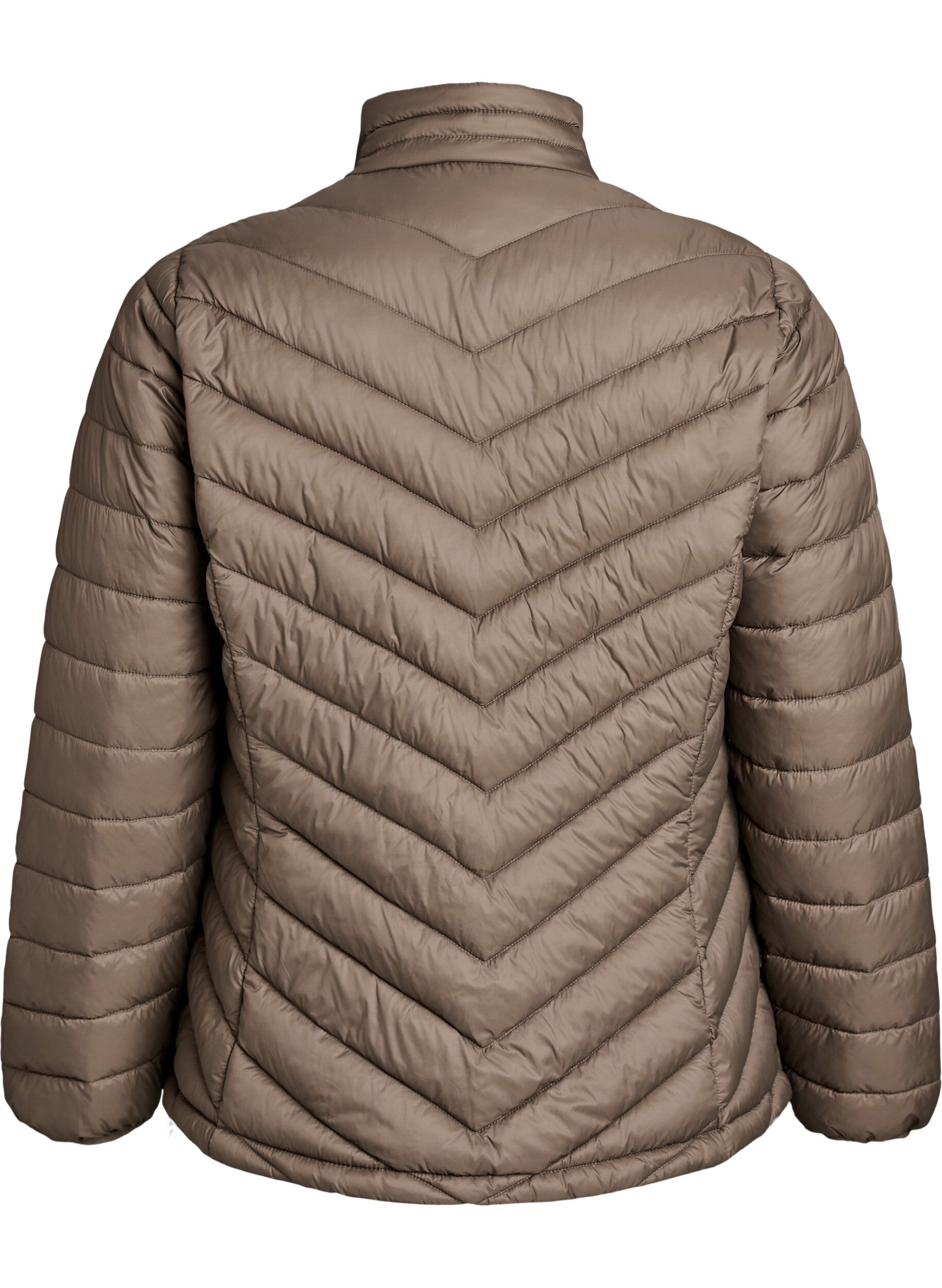 ZizziL&auml;tt jacka med fickor, Brun, Packshot image number 1