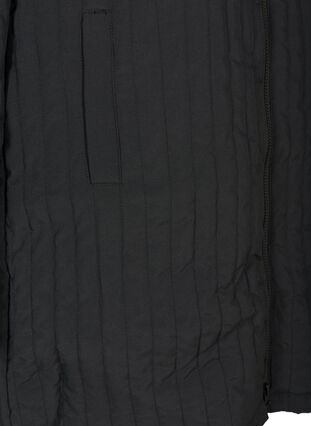 Jacka med fickor och hög krage, Black, Packshot image number 3