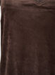 Topp i velour med spetskant, Brun, Packshot image number 2