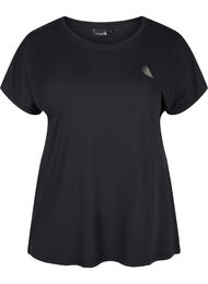 Kortärmad t-shirt för träning, Black