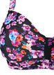Bikinitopp med bygel och m&ouml;nster, Lila, Packshot image number 2