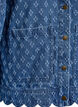 Jeansjacka med slitningar, Bl&aring;, Packshot image number 3