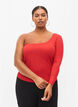 One-shoulder-topp, Tango Red, Model image number 0