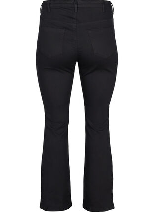 Ellen jeans med bootcut och hög midja, Black, Packshot image number 1