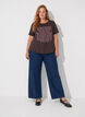 T-shirt med tryck, Brun, Model image number 1